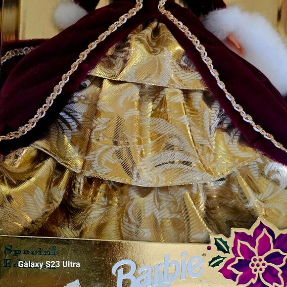 NIB 1996 Special Edition Blond Barbie Doll Happy Holidays Vintage Collection - Picture 5 of 8